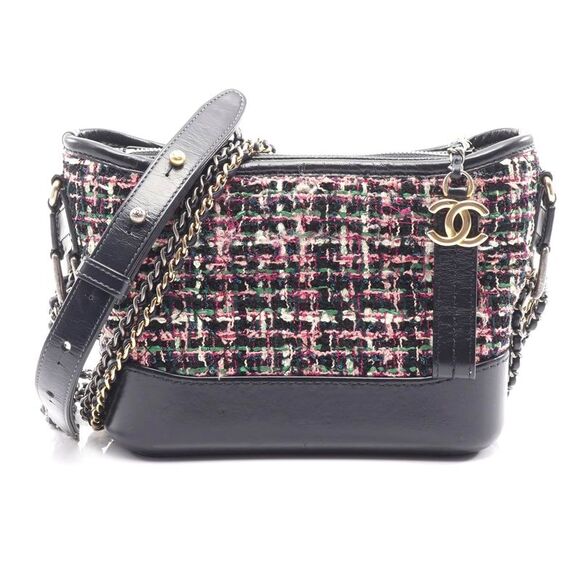 Chanel Gabrielle Small Hobo Bag Fabric Leather - Picture 1 of 10